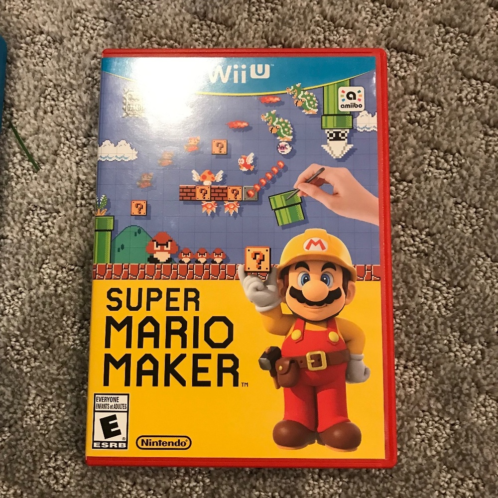 Super Mario Maker Wii U game